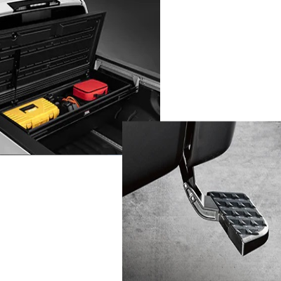 Remote key, seat covers, and TITAN logo decal